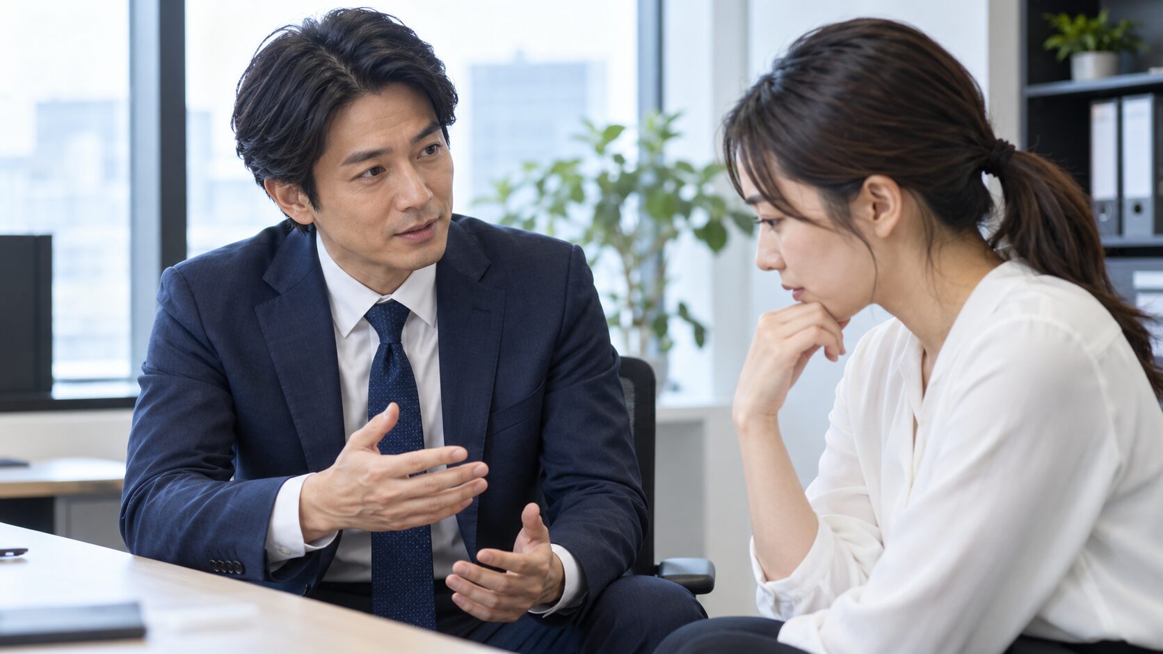 相手を尊重しながら必要なことを伝えるリーダー